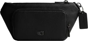 COACH Belt Bag in Crossgrain Leather, Black
