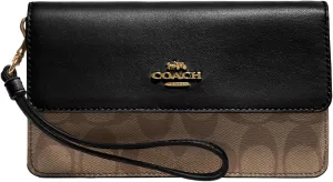 Coach Women's Signature Foldover Wristlet
