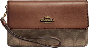 Coach Women's Signature Foldover Wristlet
