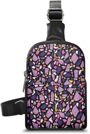 Coldinair Tie Dye Small Sling Bag for Women Crossbody Sling Backpack Fanny Packs Chest Bag for Travel,Lightweight