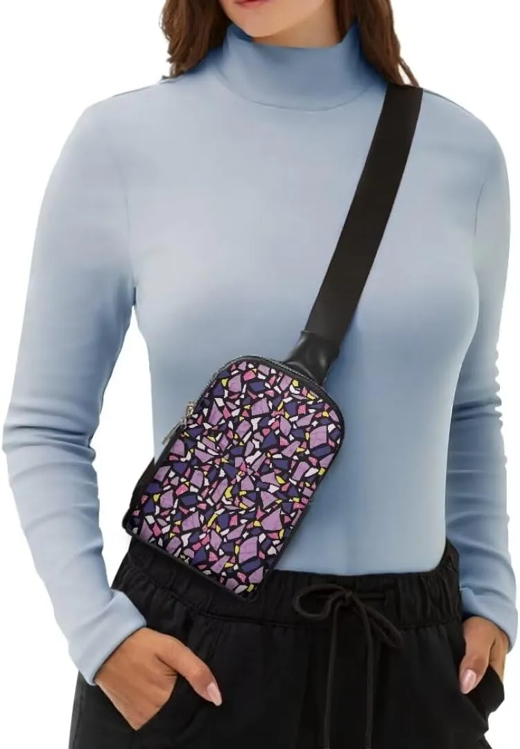 Coldinair Tie Dye Small Sling Bag for Women Crossbody Sling Backpack Fanny Packs Chest Bag for Travel,Lightweight