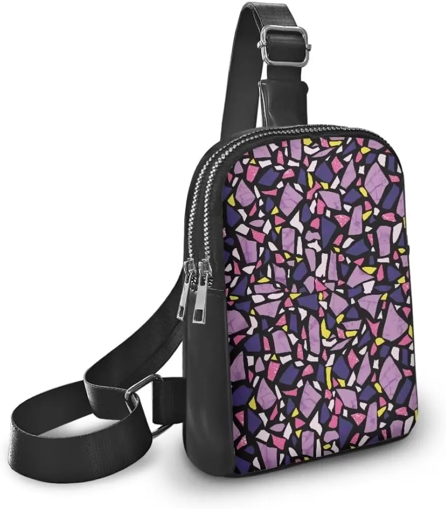 Coldinair Tie Dye Small Sling Bag for Women Crossbody Sling Backpack Fanny Packs Chest Bag for Travel,Lightweight