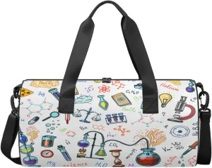 Color Chemical Travel Duffel Bag Scientific Element Sports Gym Bag Men Women Sports Travel Luggage Bag 17.6”×9”×9 “ Duffel Bag Weekend Overnight Gym Bag Nvenient For Carrying