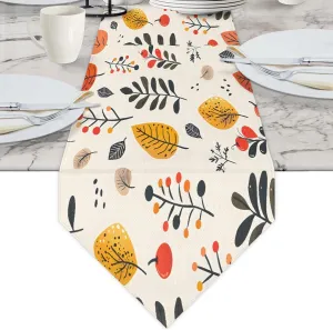 Colourful Floral Leaves Briefcases for Men Crossbody Bags Laptop Carrying Case Messenger Bag for 15" Laptops and Under