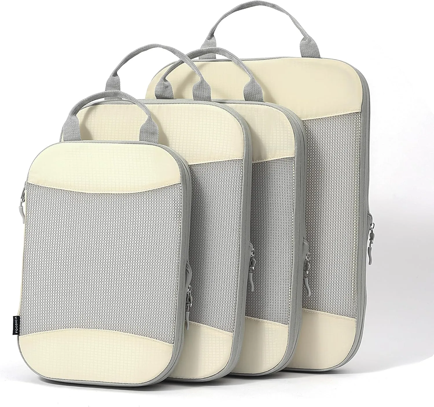 Compression Packing Cubes - Luggage Organizer Bags for Carry On Suitcase, Travel Essentials