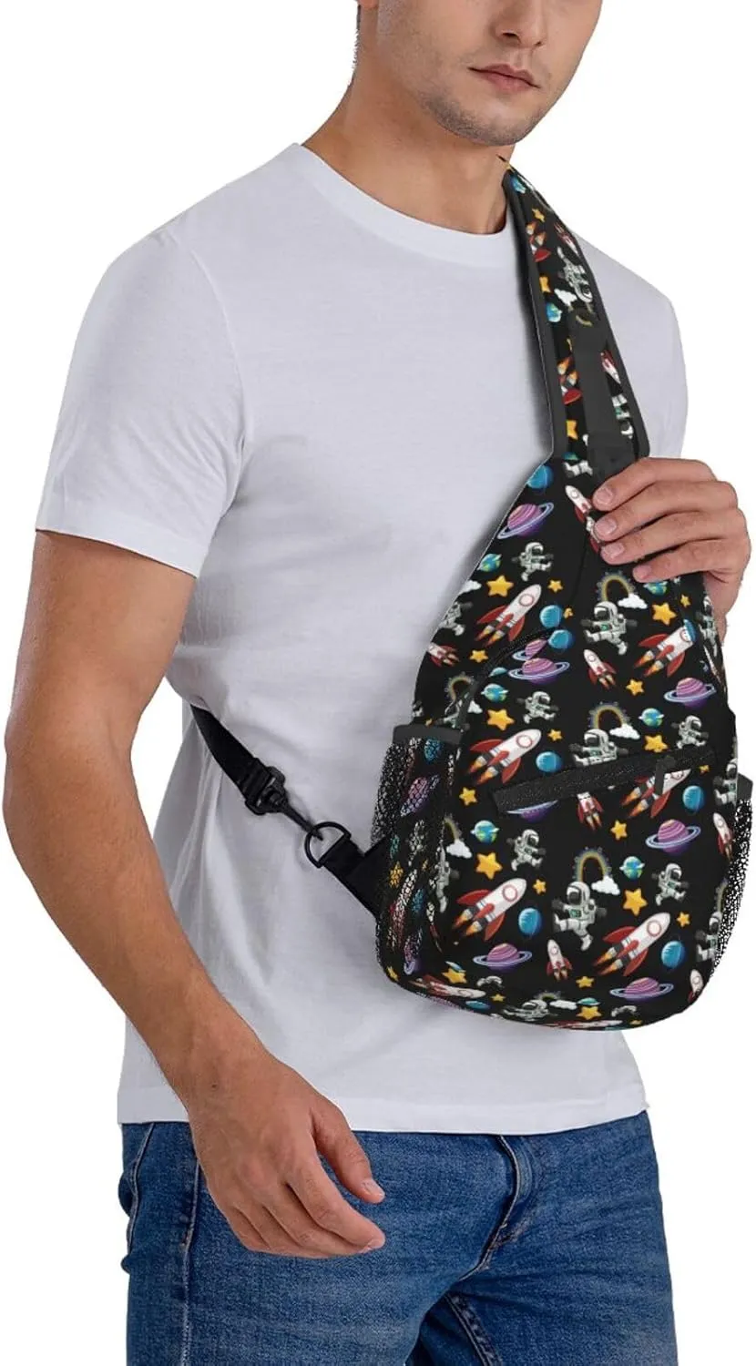Construction Machinery Truck Crossbody Bag Adjustable Sling Bag Casual Chest Bags Travel Shoulder Backpack