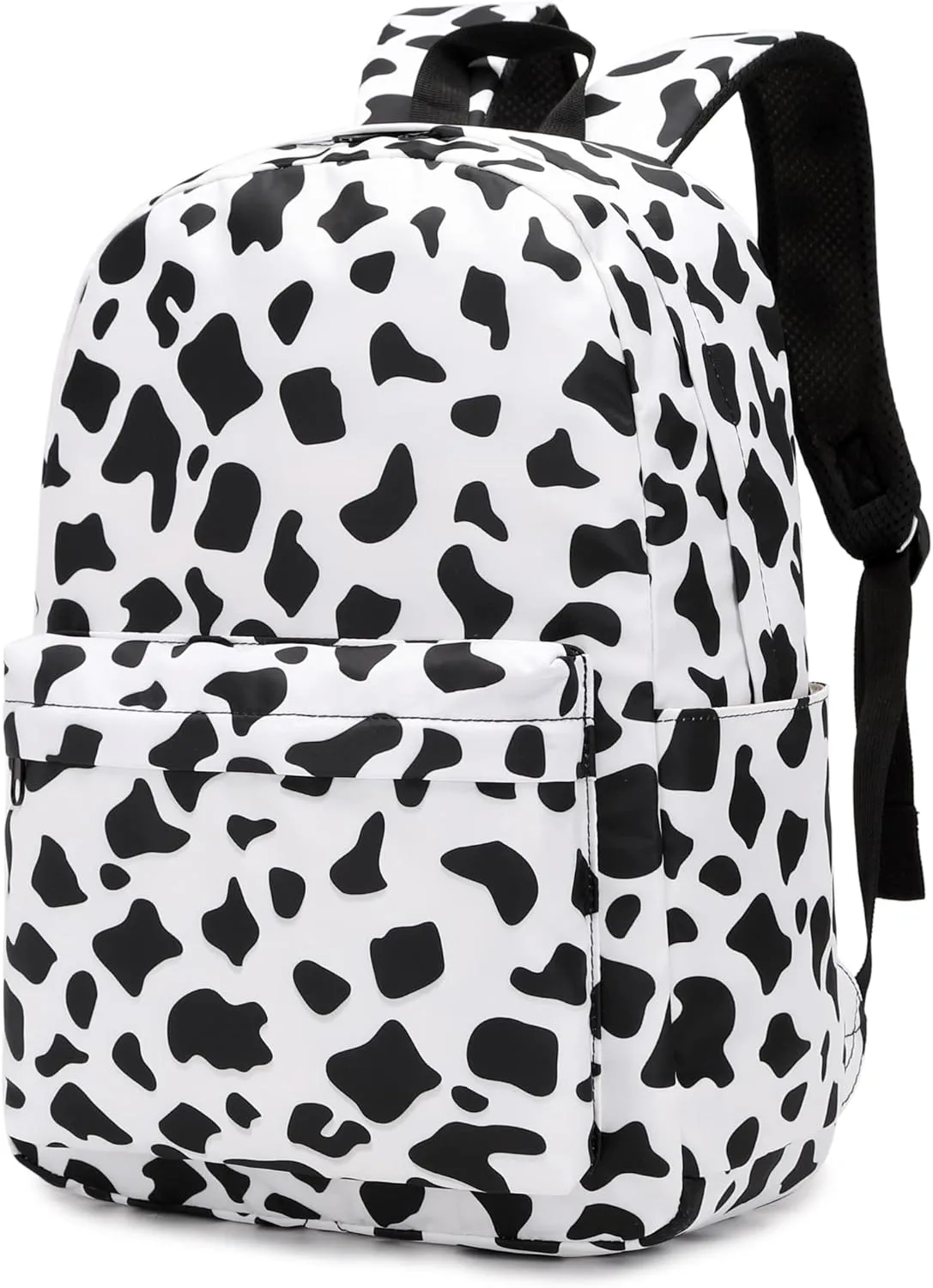 Cow Print School Backpack for Girls Womens, School Bags Collge Bookbags Laptop Backpacks for Kids Teens Adults