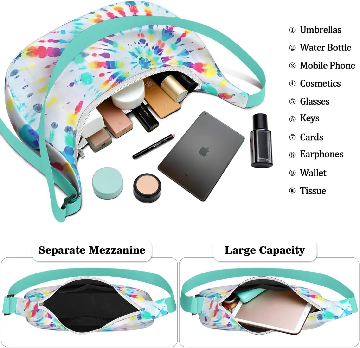 Crescent Shoulder Bag s for WomenTote Handbag Under the Arm Purses Mini Clutch Purse with Travel.
