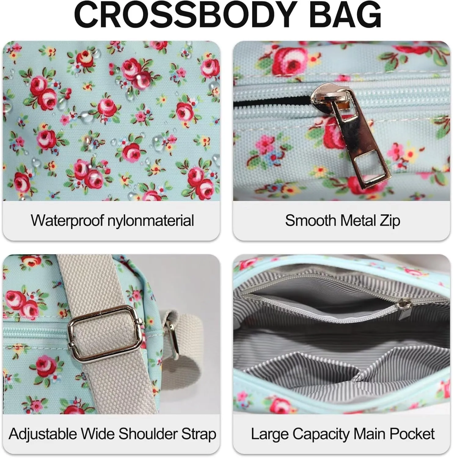 Cross body Bags for Women Lightweight Mini Crossbody Bags Everyday Bag Small Purses Travel Shoulder Bag Ladies Handbags