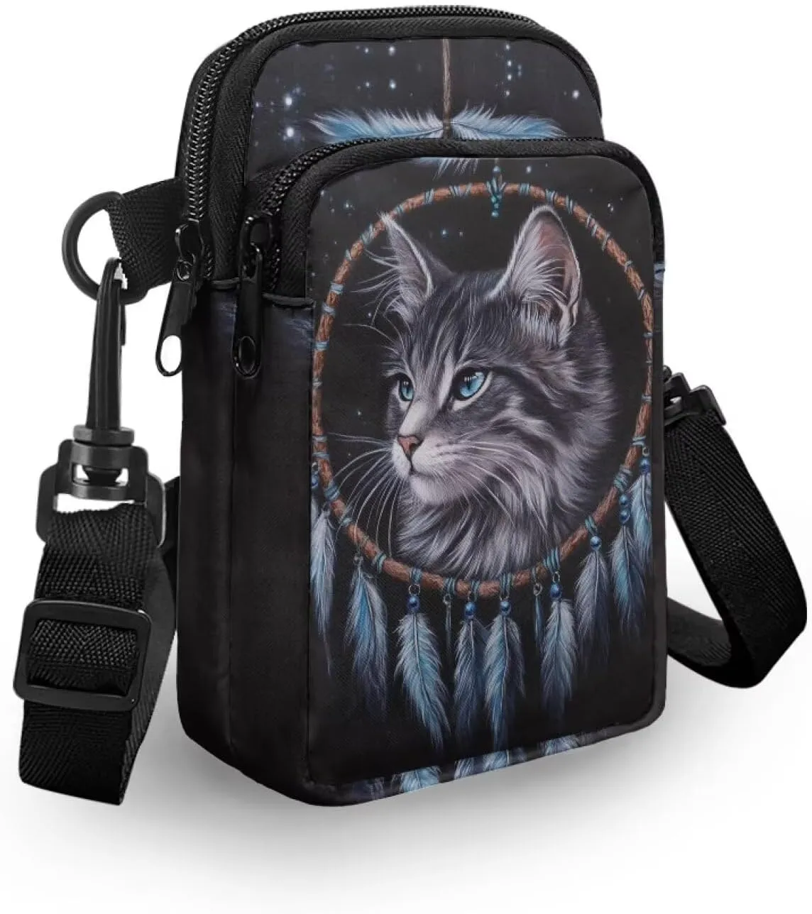 Crossbody Bag Crossbody Purses for Women Shoulder Bags with Strap Casual Polyester Shoulder Bag