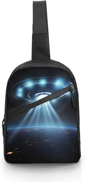 Crossbody Bag for Women Men Chest Bag Weed Striped Sling Bag Crossbody Shoulder Bag Sling Backpack