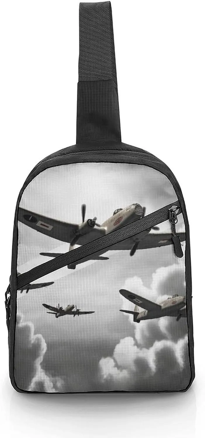 Crossbody Bag for Women Men Chest Bag Weed Striped Sling Bag Crossbody Shoulder Bag Sling Backpack