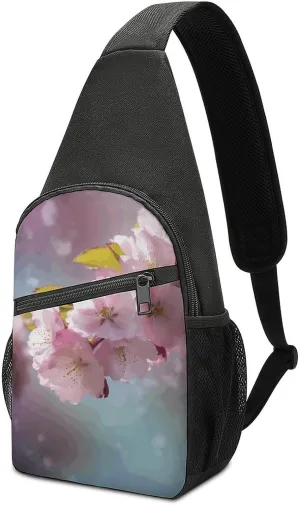Crossbody Bag for Women Men Sling Bag Cheese Sandwiches Chest Bag Crossbody Adjustable Shoulder Bag