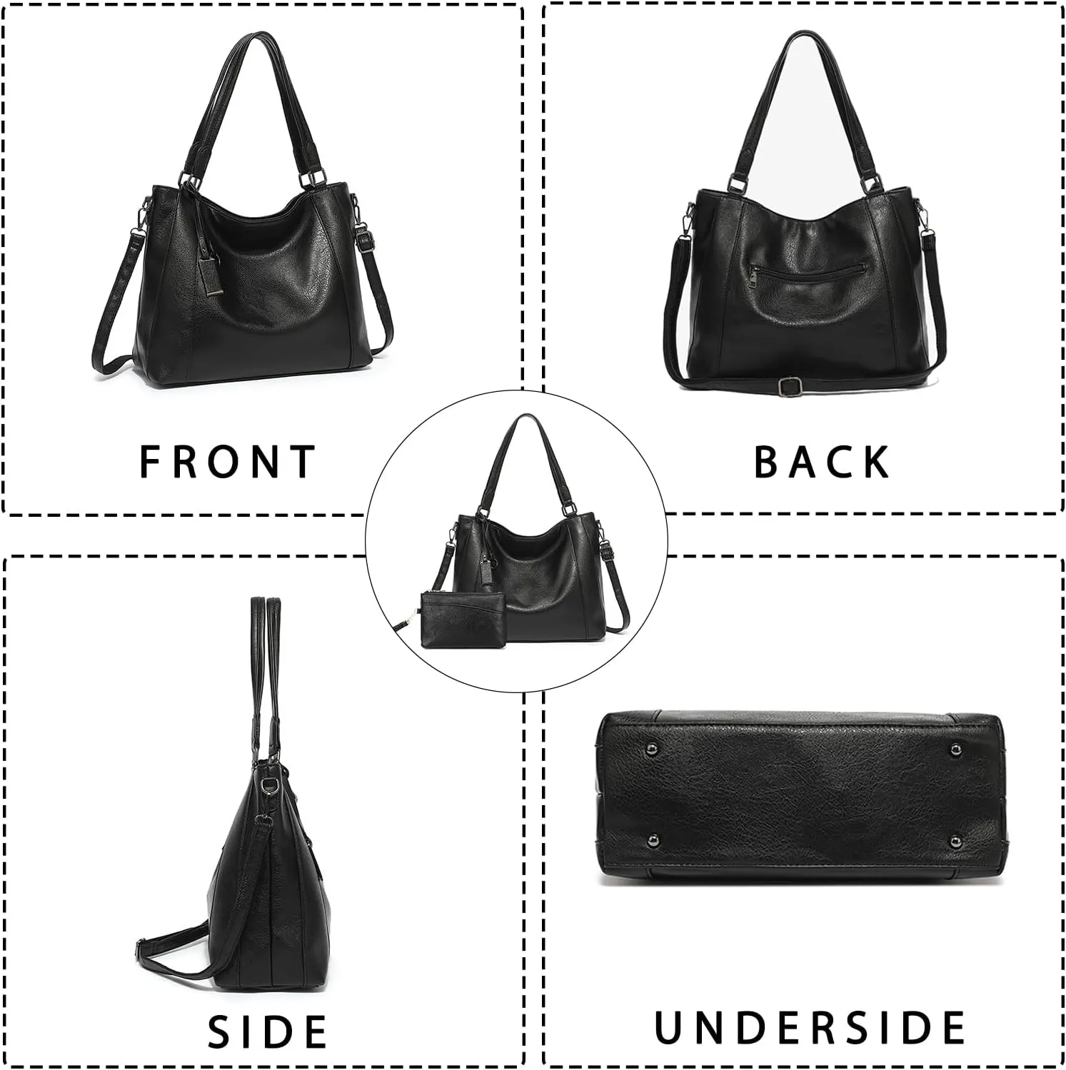 Crossbody Bag for Women,Waterproof Handbag Multi-Pocket Nylon Travel Shoulder Purse,Lightweight Messenger Bag