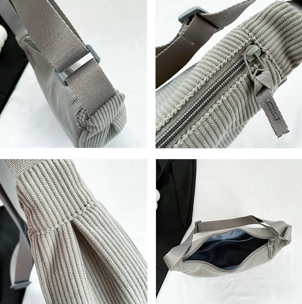 Crossbody Bag Hobo Sling Crescent Bag Women Men Trendy Small Shoulder Bag Purse Dumpling Bag Casual Handbag Adjustable Strap