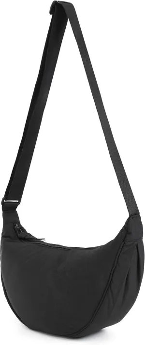Crossbody Bag Hobo Sling Crescent Bag Women Men Trendy Small Shoulder Bag Purse Dumpling Bag Casual Handbag Adjustable Strap