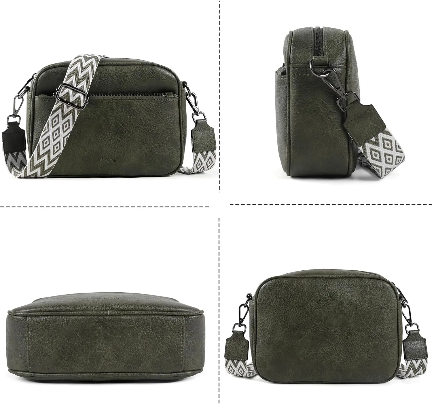 Crossbody Bags for Women Shoulder Bag Multifunctional Handbags with Compartments Small Purse with Wide Strap