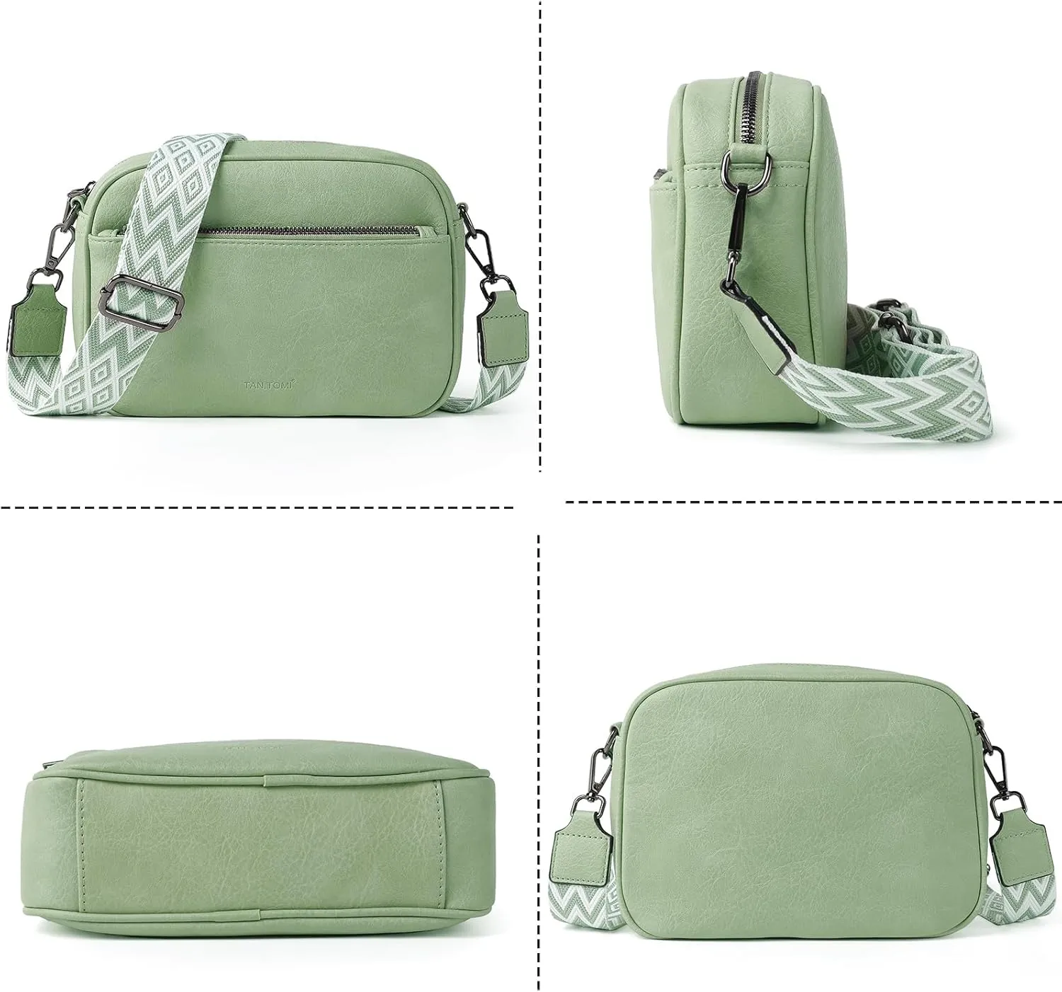 Crossbody Bags for Women Shoulder Bag Multifunctional Handbags with Compartments Small Purse with Wide Strap