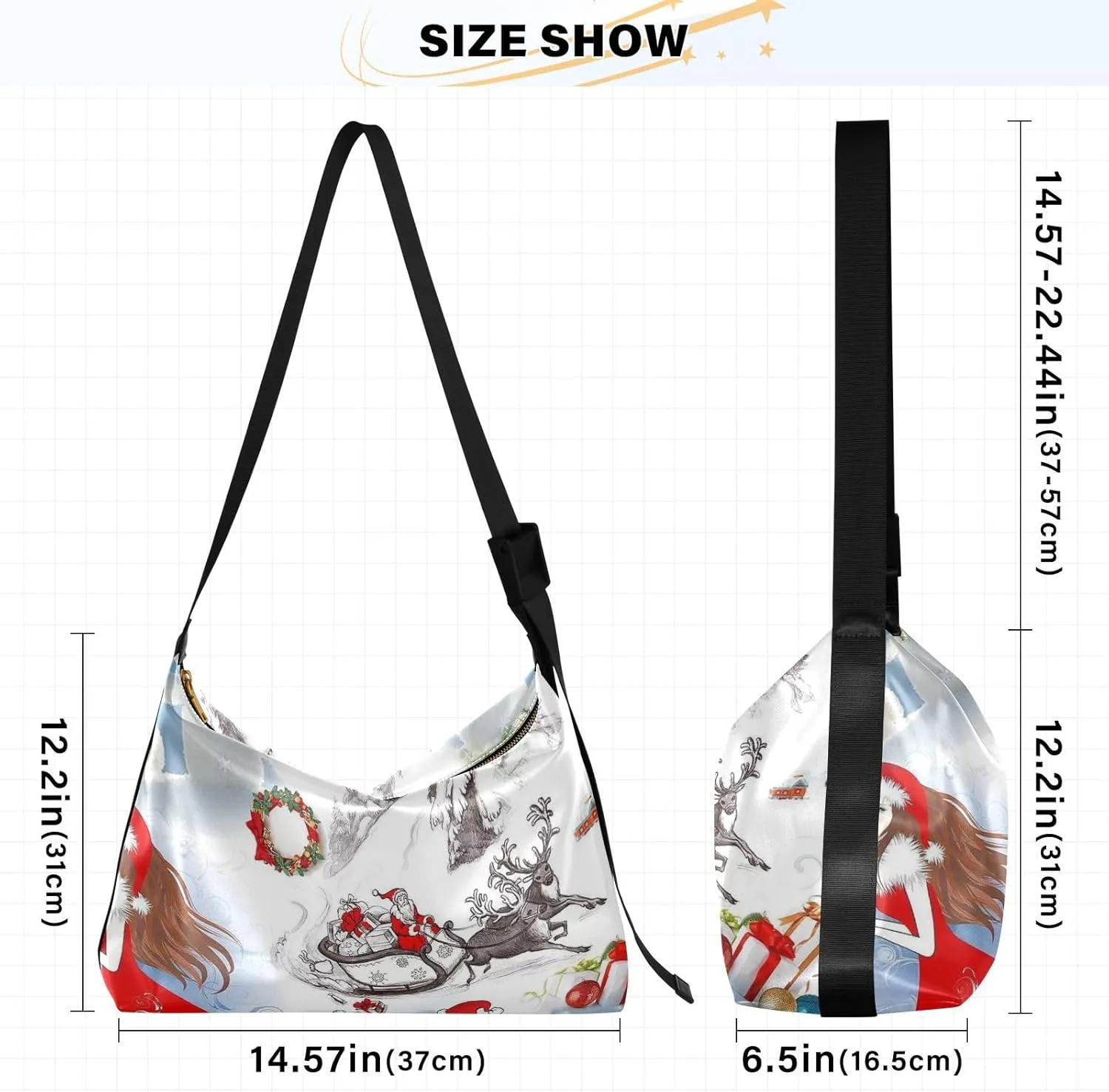 Crossbody Bags for Women Vegan Leather Shoulder Handbag Purses for Women with Adjustable Wide Strap Patternt 1