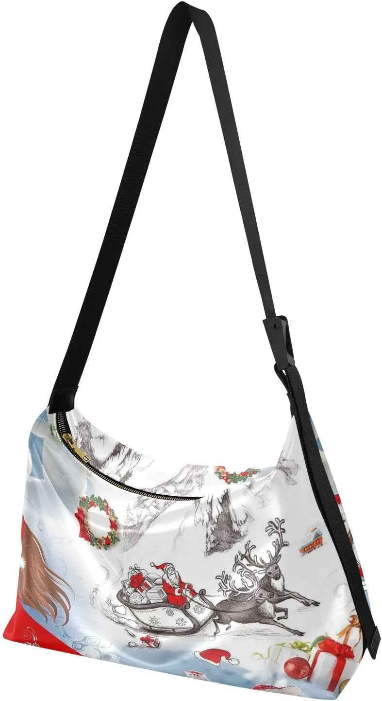 Crossbody Bags for Women Vegan Leather Shoulder Handbag Purses for Women with Adjustable Wide Strap Patternt 1