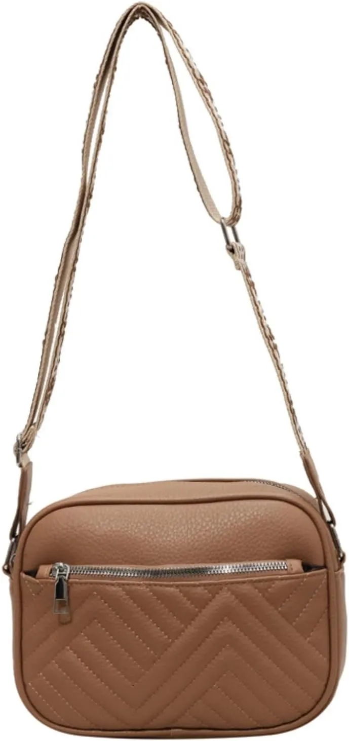 Crossbody Bags For Women with Wide Adjustable Strap Shoulder Bag Cross Body Bag PU Leather Trendy Purse Small Handbags