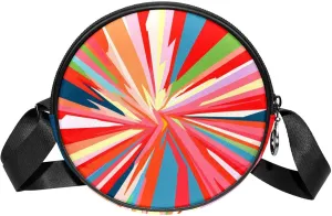 Crossbody Bags for Women,Crossbody Bag Men,Small Sling Bag,Colorful Stripes Rainbow Swirls,Crossbody Purse