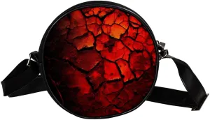 Crossbody Bags for Women,Crossbody Bag Men,Small Sling Bag,Volcano Surface Texture,Crossbody Purse