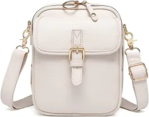 Crossbody Leather Bag for Women, Multi-Slot Multifunctional Large Capacity Bags Adjustable Shoulder Bags