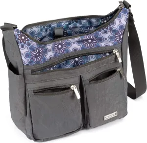 Crossbody Purse with RFID Passport Holder, Shoulder Bag for Women, Lightweight Bag for Travel, Cruise and Everyday