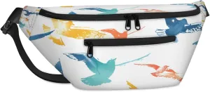 Crossbody Sling Bags for Women Men Pigeons Print Casual Sling Backpack Daypack Chest Bag for Travel Sport Hiking Running