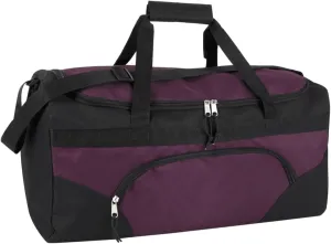 Custom 22 Inch Duffel Bag - Personalize with Text/Logo - Duffle Bag for Travel/Men - Large Duffel Bags - Ideal for Men, Travel (Purple)