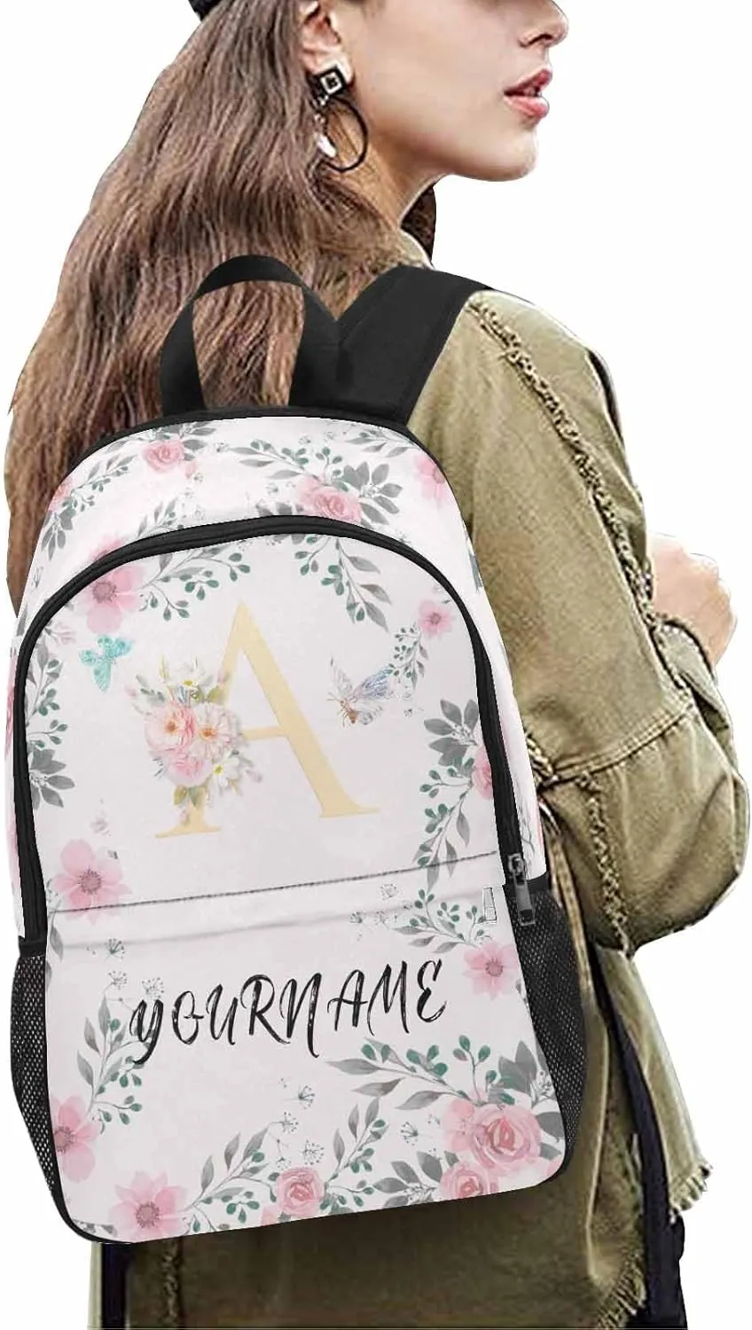 Custom Backpacks for Girls Personalized Name Kids School Backpack Children Casual Daypack Backpacks Customized Kid's Backpack School Bag for Girls Child Back to School Gift