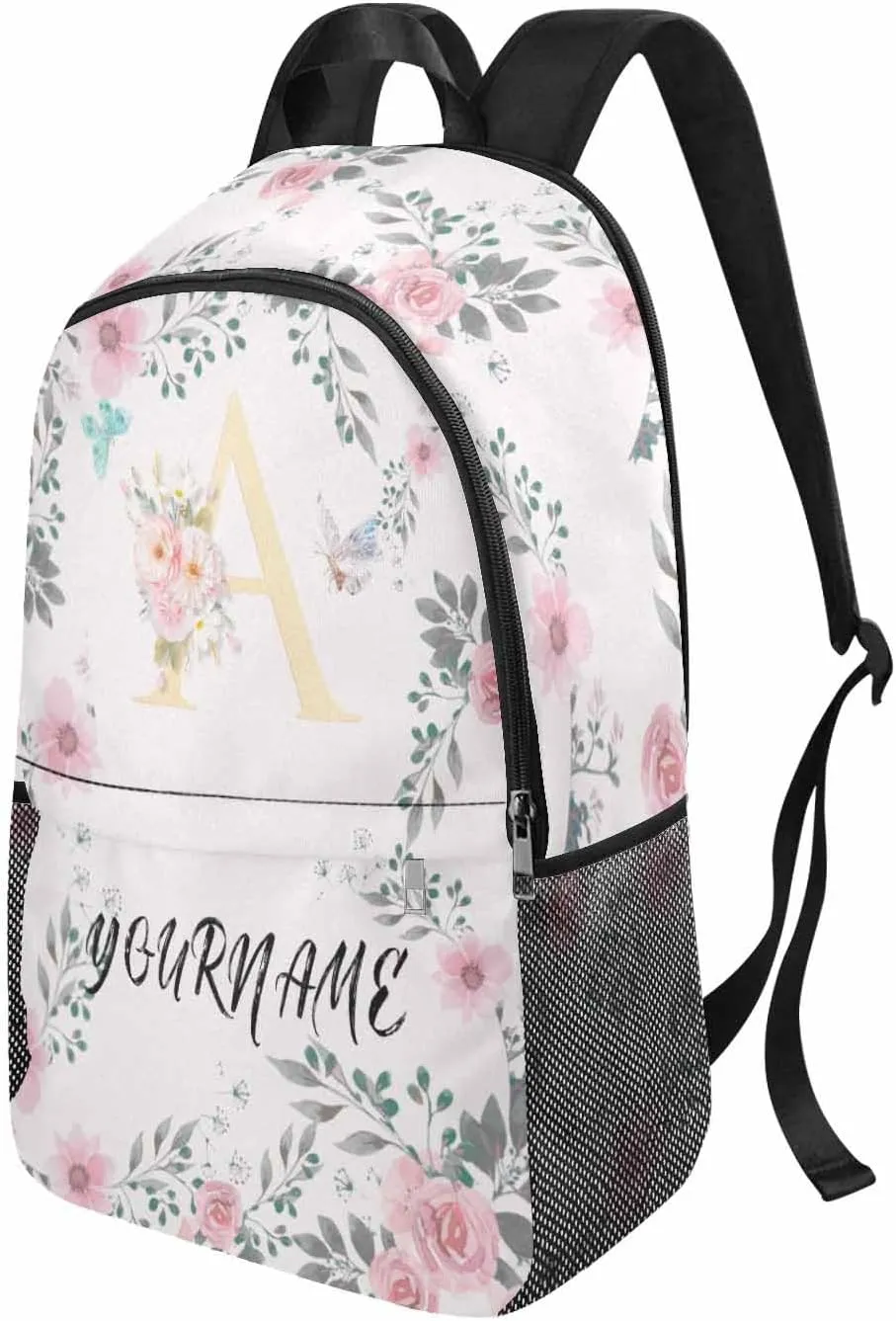 Custom Backpacks for Girls Personalized Name Kids School Backpack Children Casual Daypack Backpacks Customized Kid's Backpack School Bag for Girls Child Back to School Gift