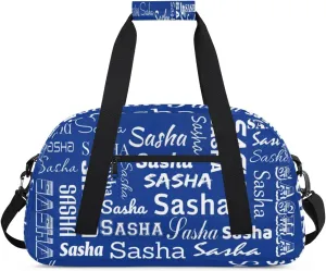 Custom Cheer Bag Dance Gym Bags for Women, Personalized Name Sport Duffel Bag Weekender Bags Travel Duffel Bags Cobalt Blue Personalized Gifts