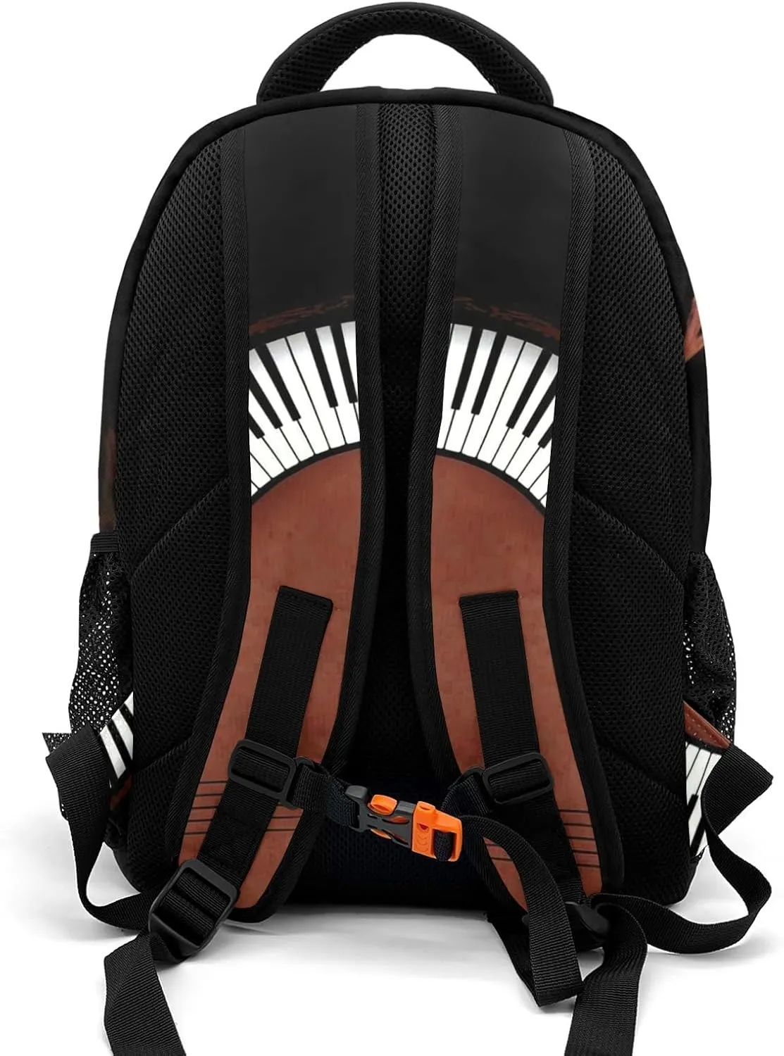 Custom Classical Piano Music Backpack Name Casual Bag Daypack for Women Men Camping Hiking