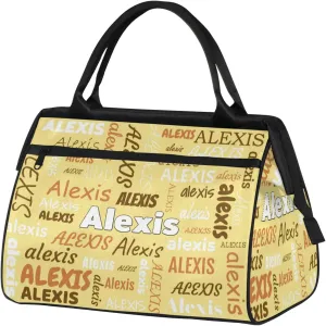 Custom Gymnastics Duffel Bag Personalized Name Dance Ballet Bags Waterproof