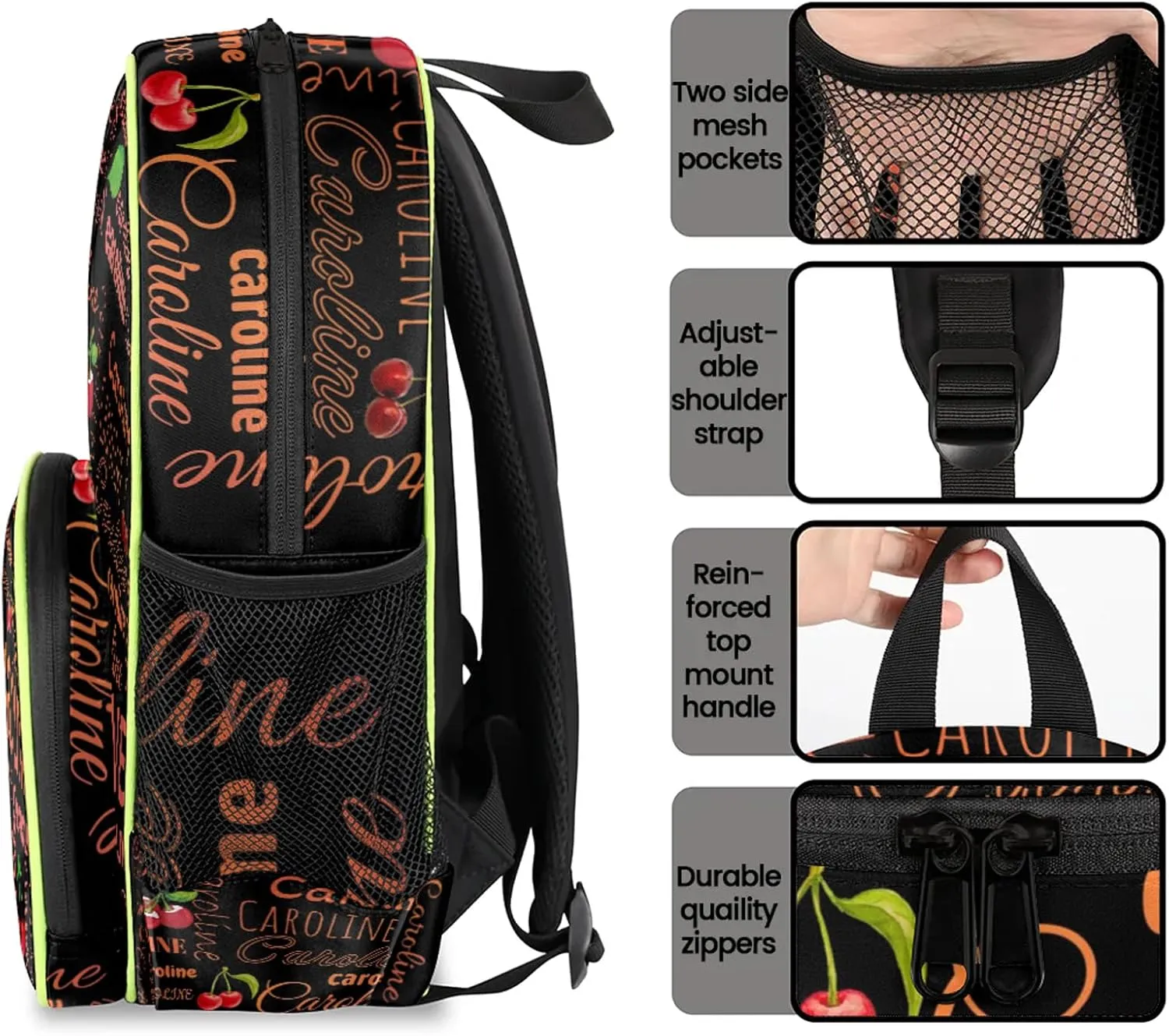 Custom Name Backpack Basketball Lightweight Personalized Shoulder Bag Backpacks Waterproof