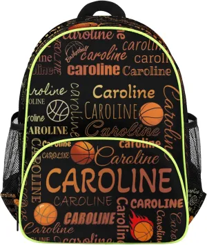 Custom Name Backpack Basketball Lightweight Personalized Shoulder Bag Backpacks Waterproof
