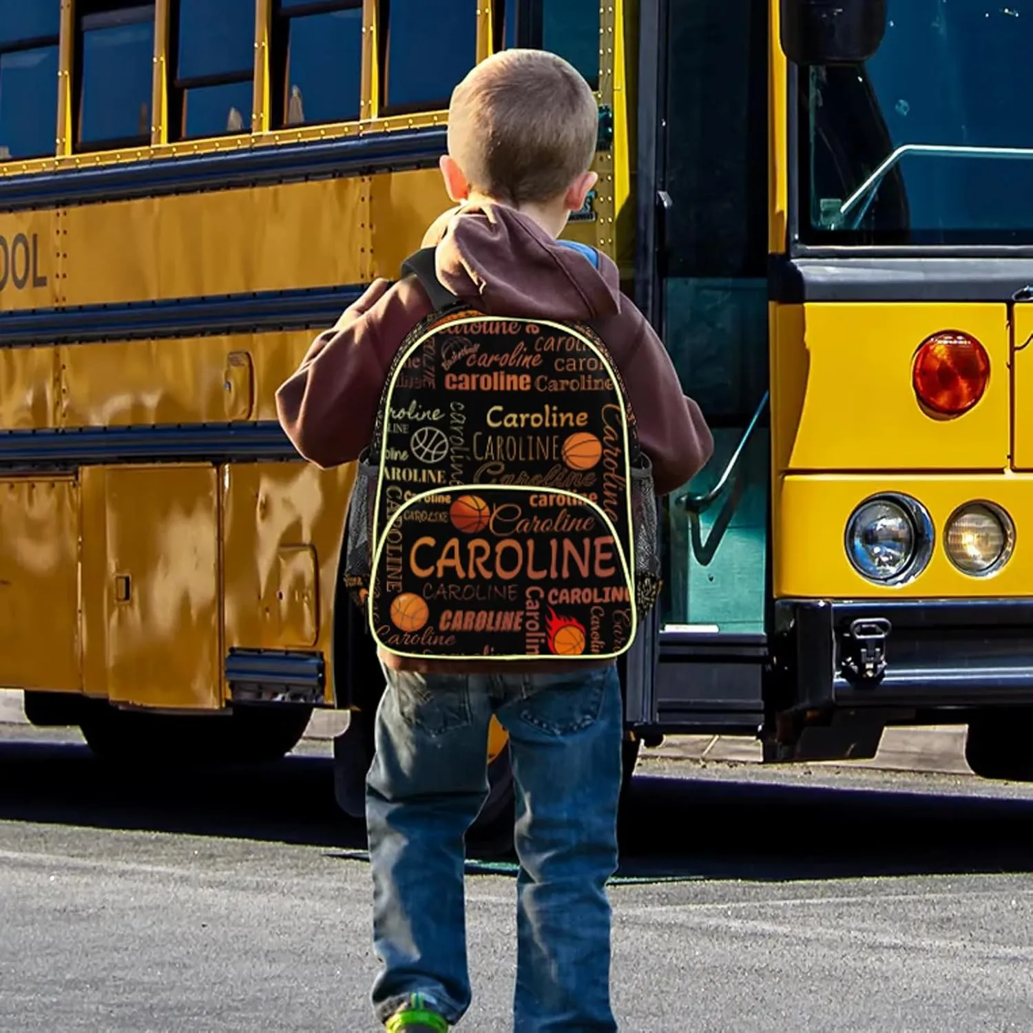 Custom Name Backpack Basketball Lightweight Personalized Shoulder Bag Backpacks Waterproof