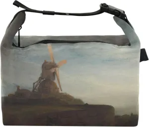 Custom Rembrandt Mill Prints Lunch Bag for Women Cute Floral Lunch Box for Work Soft Food Cooler Bag Insulated for Work