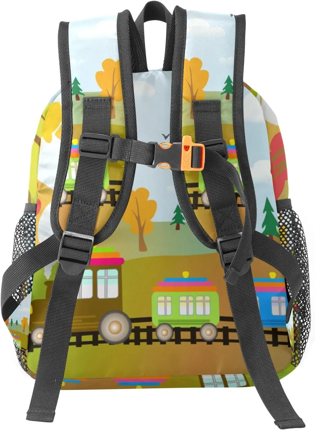 Custom Toddler Kids Bag,Train Tree Bird Personalized Preschool Backpack for Gift Boys Girl Nursery Bags