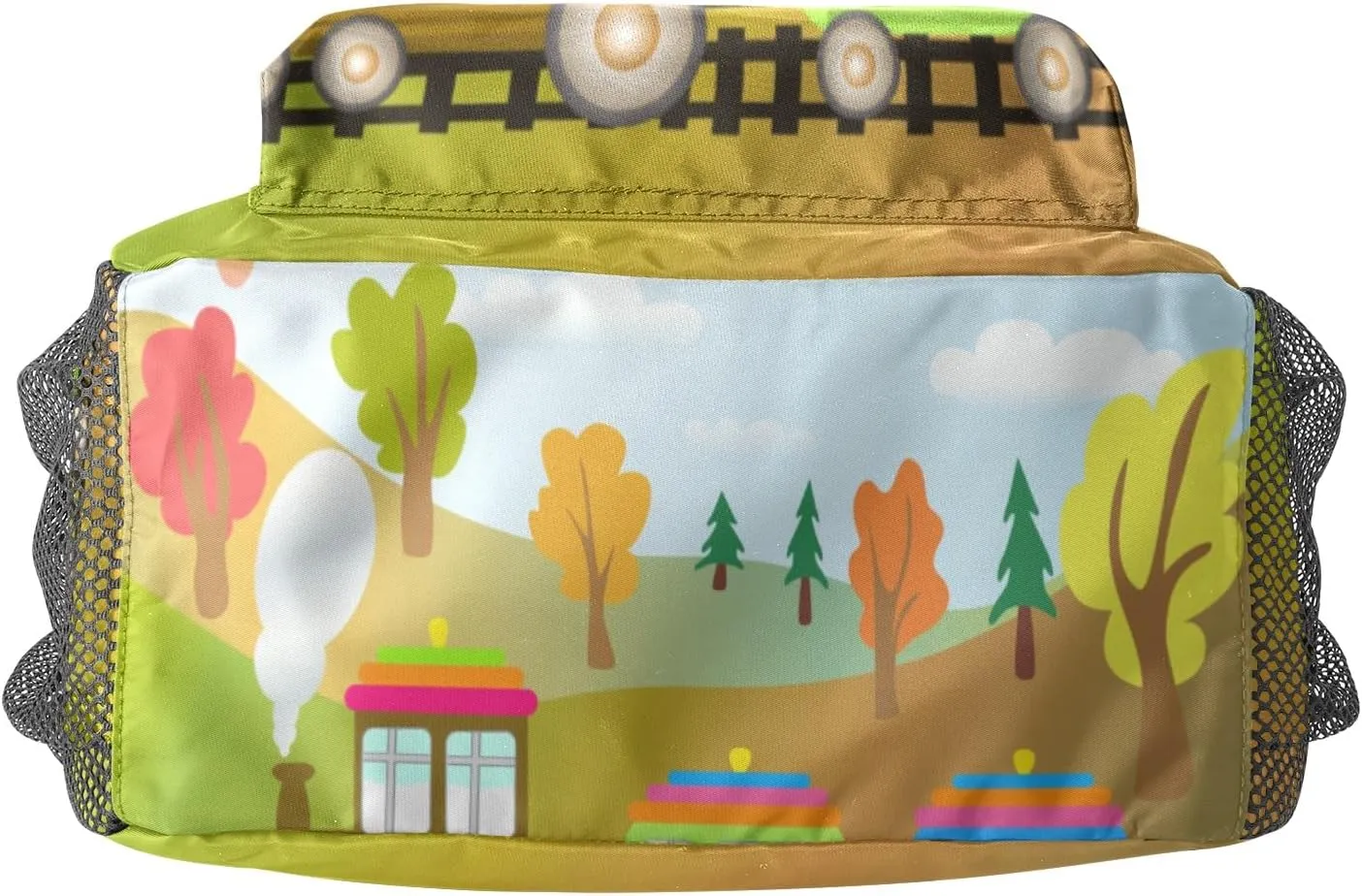 Custom Toddler Kids Bag,Train Tree Bird Personalized Preschool Backpack for Gift Boys Girl Nursery Bags