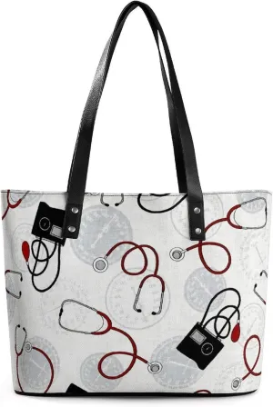 Cute AutismAwareness A Leather Handbag with Large Capacity And Portability
