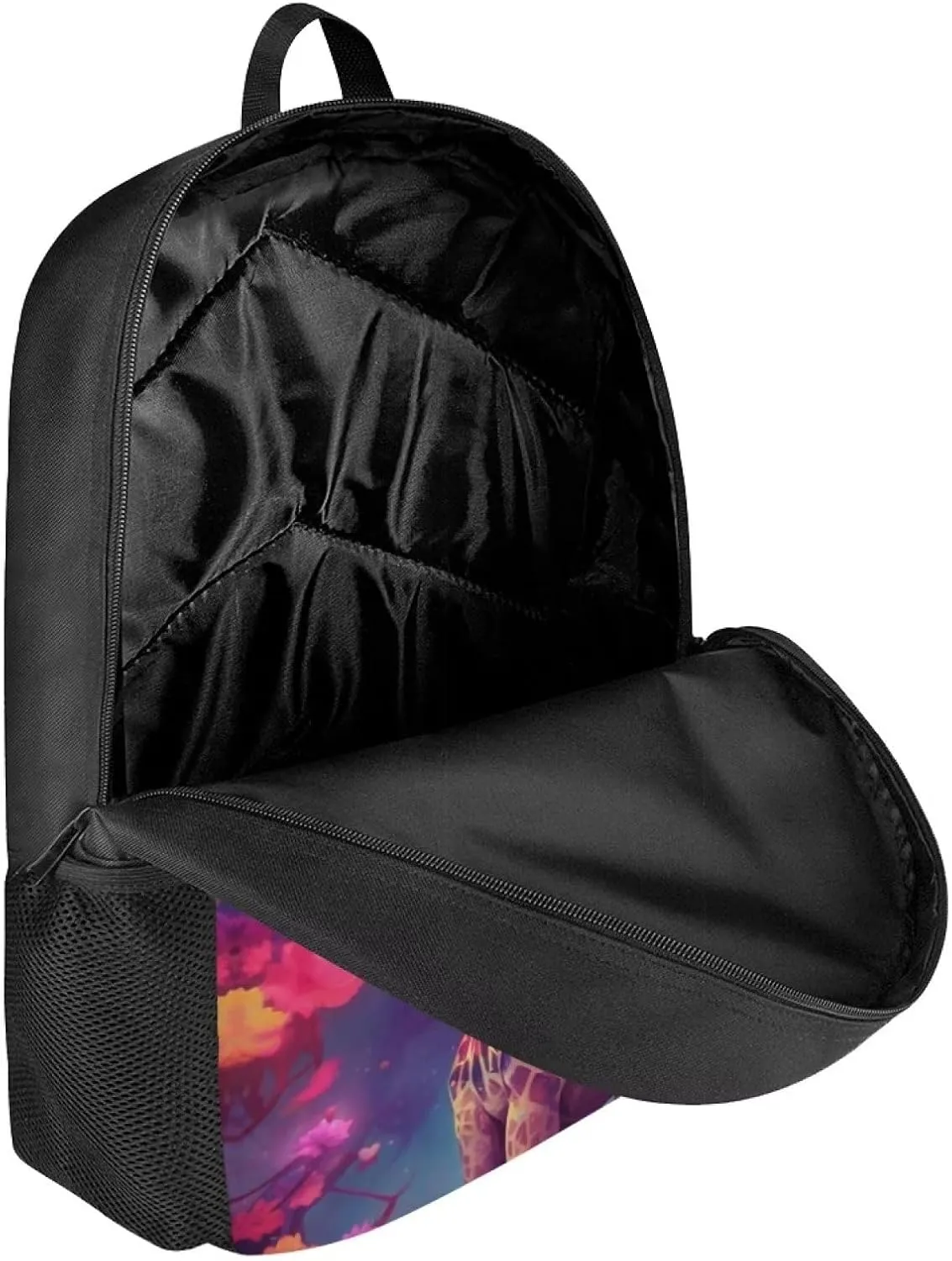 Cute Floral Giraffe Lightweight Cool Graffiti Animal Backpacks Girls School Bags Kids Bookbags Cool Travel Daypack For Boys Girls
