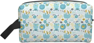Cute Funny Frog Travel Toiletry Bag for Men Women Waterproof Hanging Dopp Kit Wash Bags Lightweight Shaving Bag Portable Cosmetic Makeup Bag with Handle for Shower Toiletries Accessories