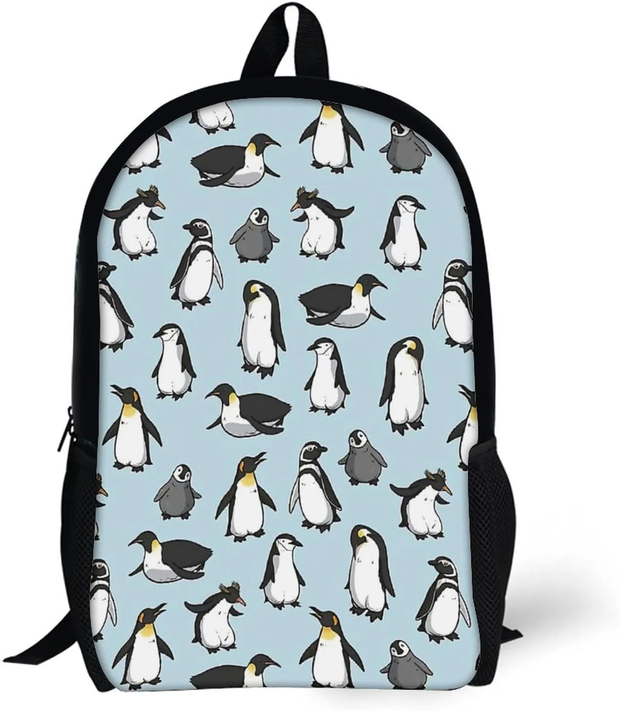 Cute Penguin Backpack Lightweight Waterproof Backpacks Laptop Backpack for Unisex Casual Travel Daypacks Large Capacity