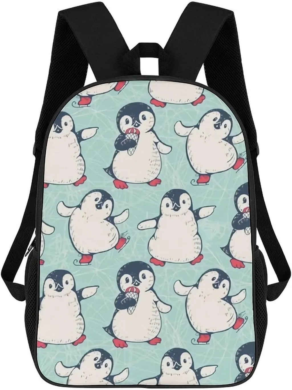 Cute Penguins Backpack Lightweight Waterproof Backpacks Laptop Backpack for Unisex Casual Travel Daypacks Large Capacity