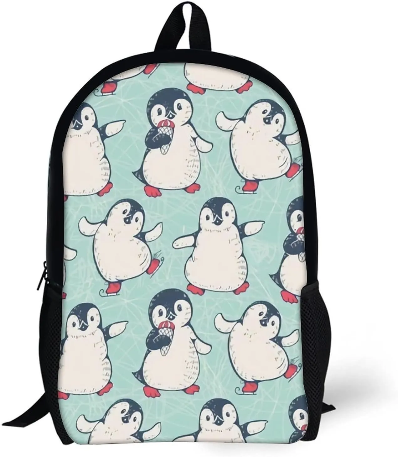 Cute Penguins Backpack Lightweight Waterproof Backpacks Laptop Backpack for Unisex Casual Travel Daypacks Large Capacity