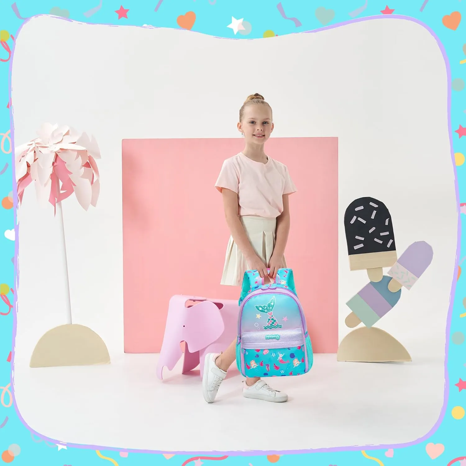 Cute Toddler Backpacks for Girls 3-4 Kids Preschool Backpacks for Girls Pink Kindergarten Backpack Ages 4-6 Mini Small Backpack Little Girl Back to School Supplies