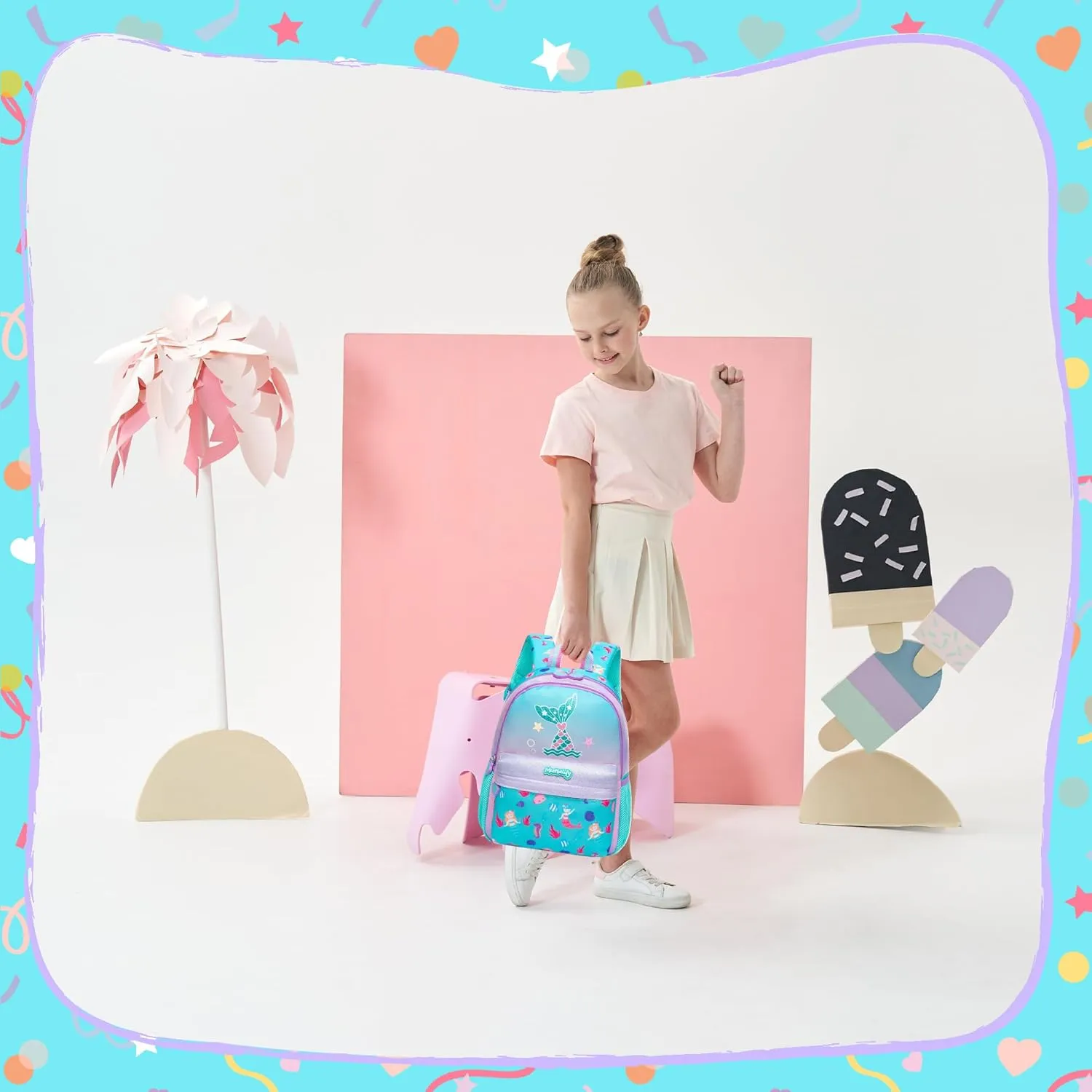 Cute Toddler Backpacks for Girls 3-4 Kids Preschool Backpacks for Girls Pink Kindergarten Backpack Ages 4-6 Mini Small Backpack Little Girl Back to School Supplies